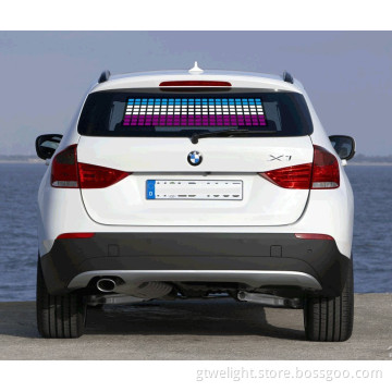 Music Activated EL Car Sticker
